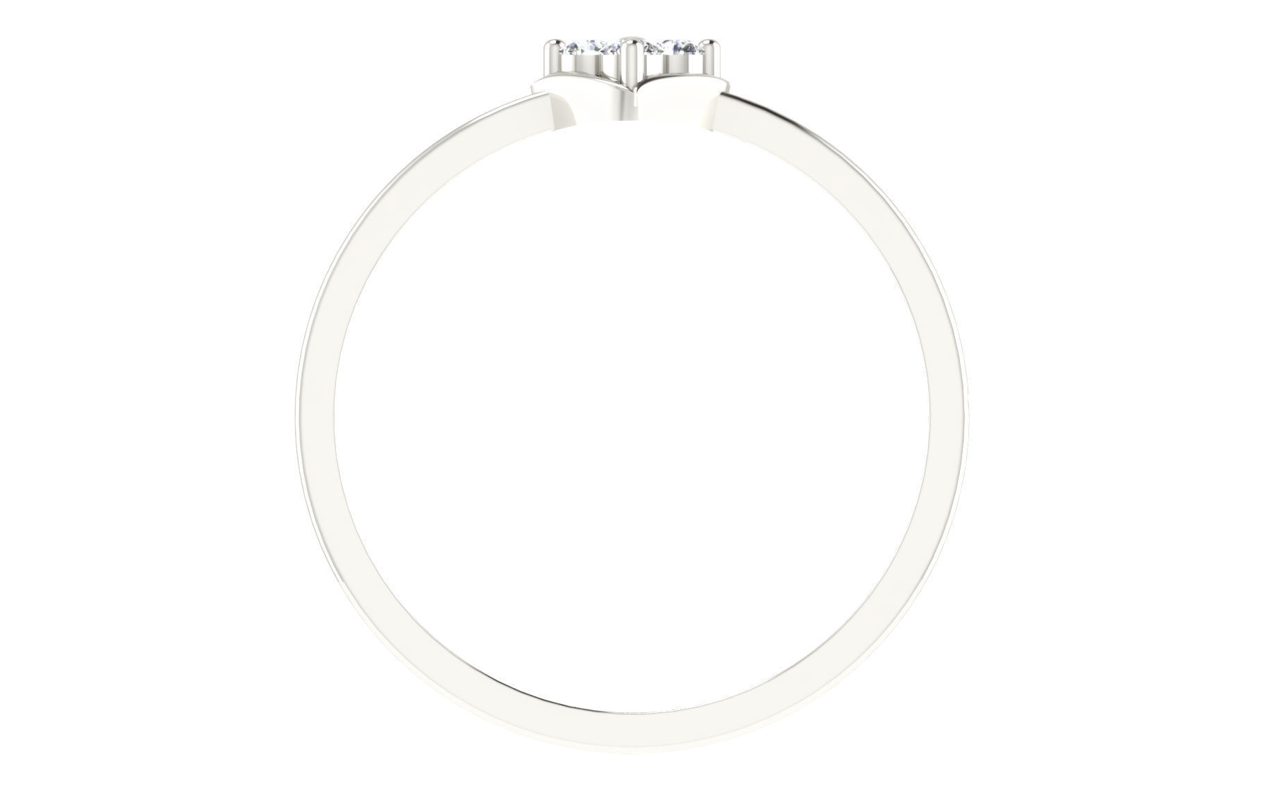 Women Ring Render 3dm STL OBJ FBX Details 3D print model_3