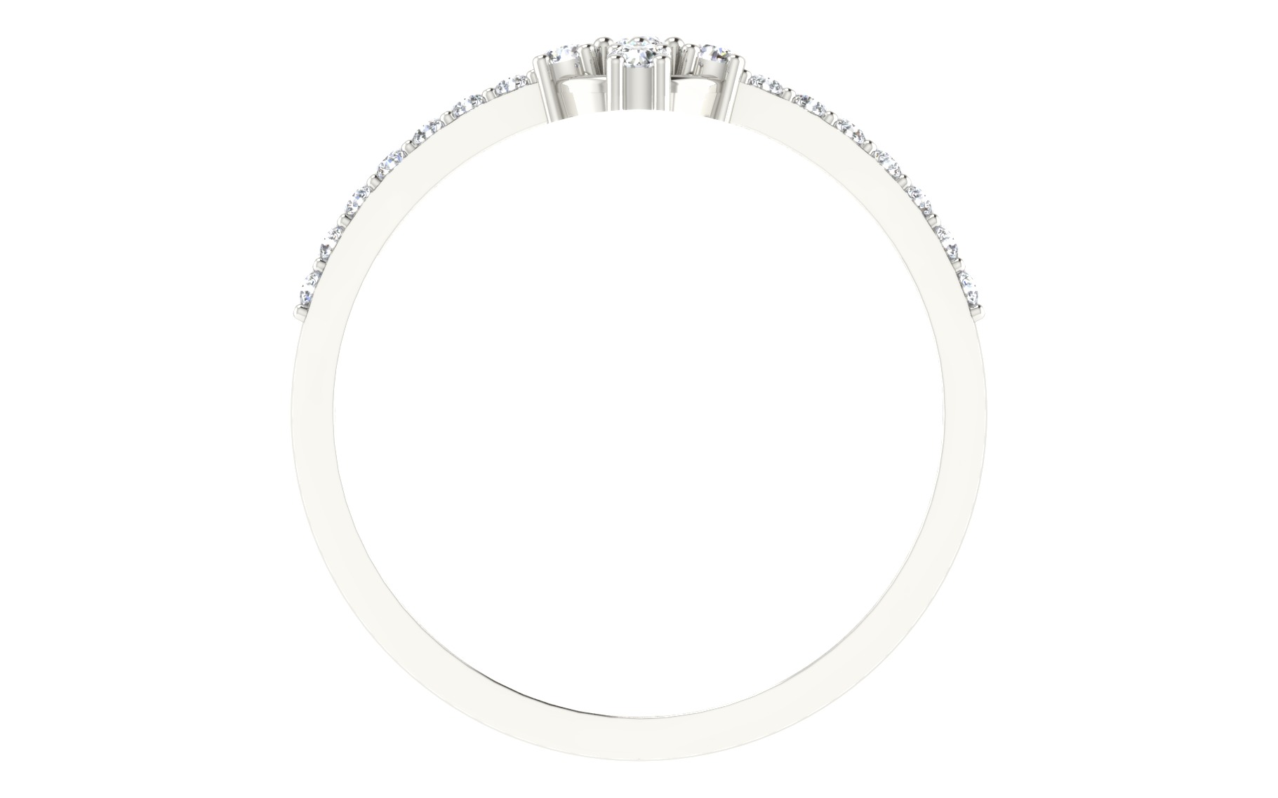 Women Ring Render 3dm STL OBJ FBX Details 3D print model_4