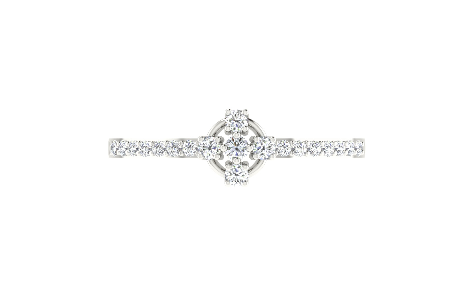 Women Ring Render 3dm STL OBJ FBX Details 3D print model_1