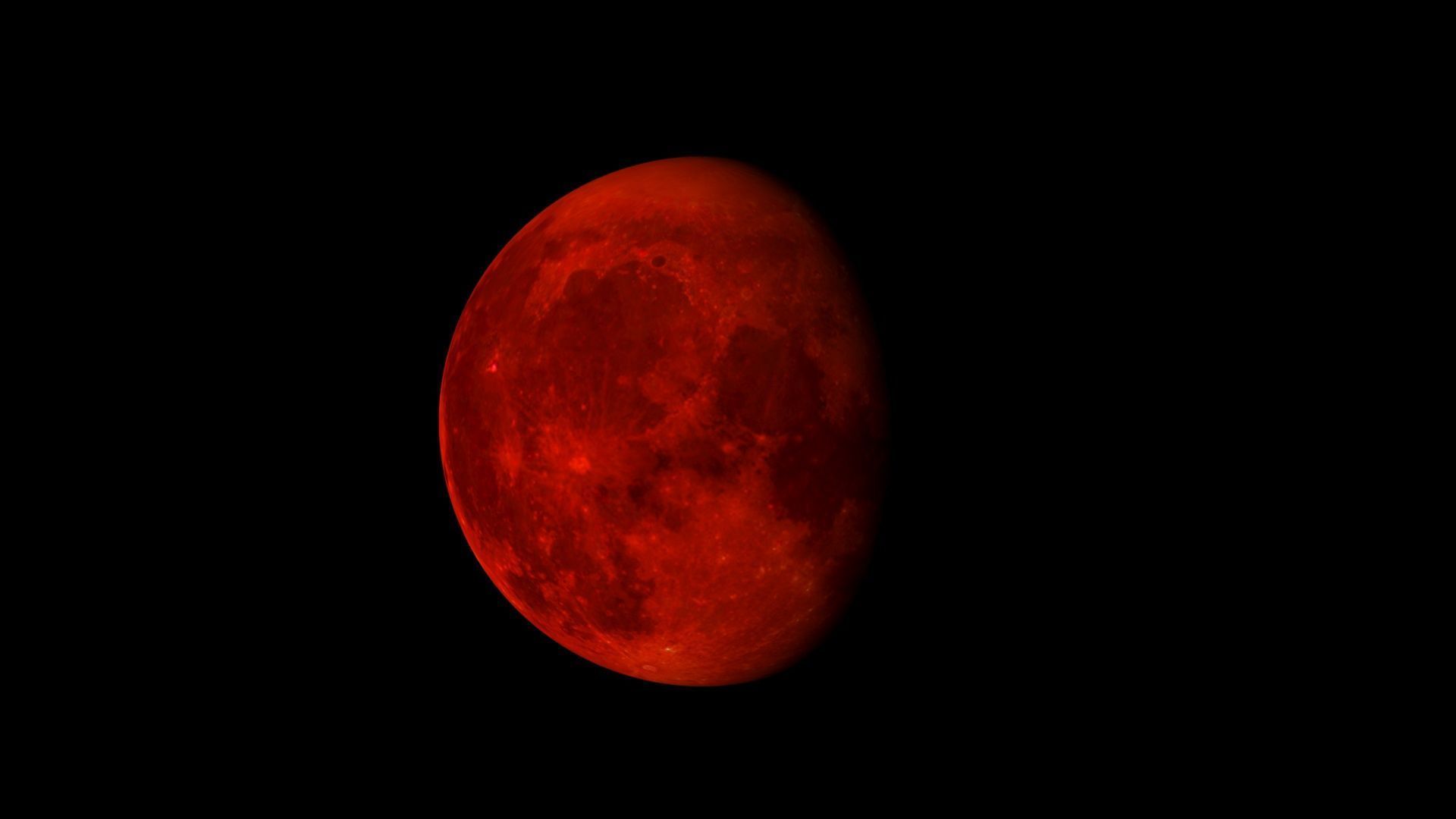 Red Moon 3D model_1