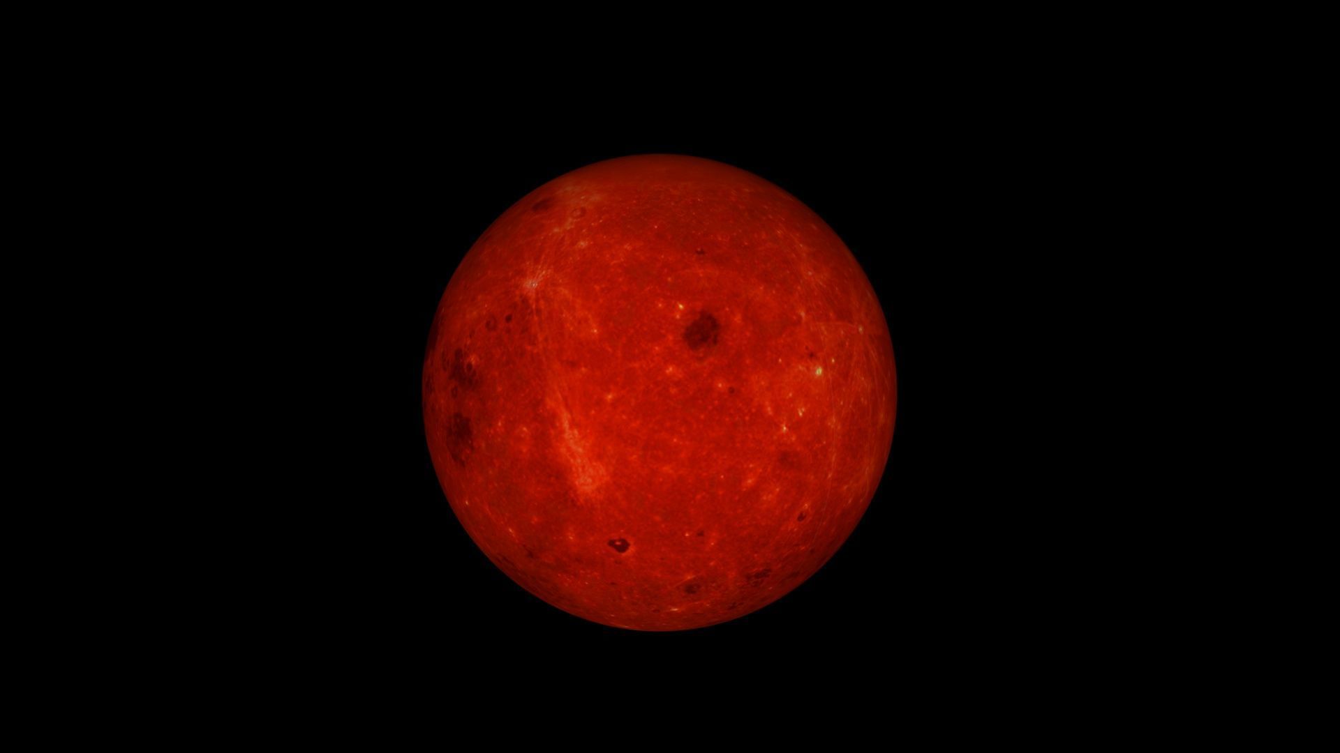 Red Moon 3D model_5