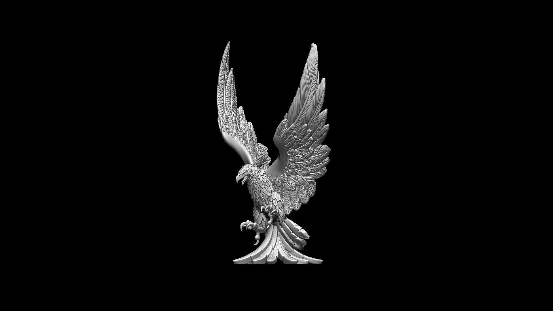 eagle 3D print model_48