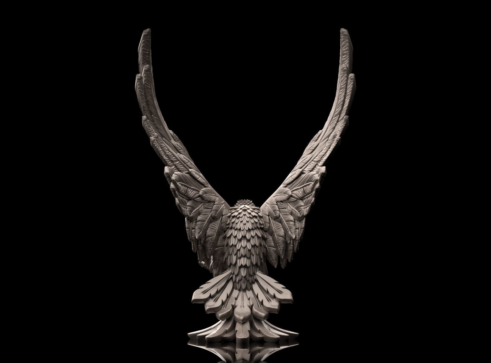 eagle 3D print model_5