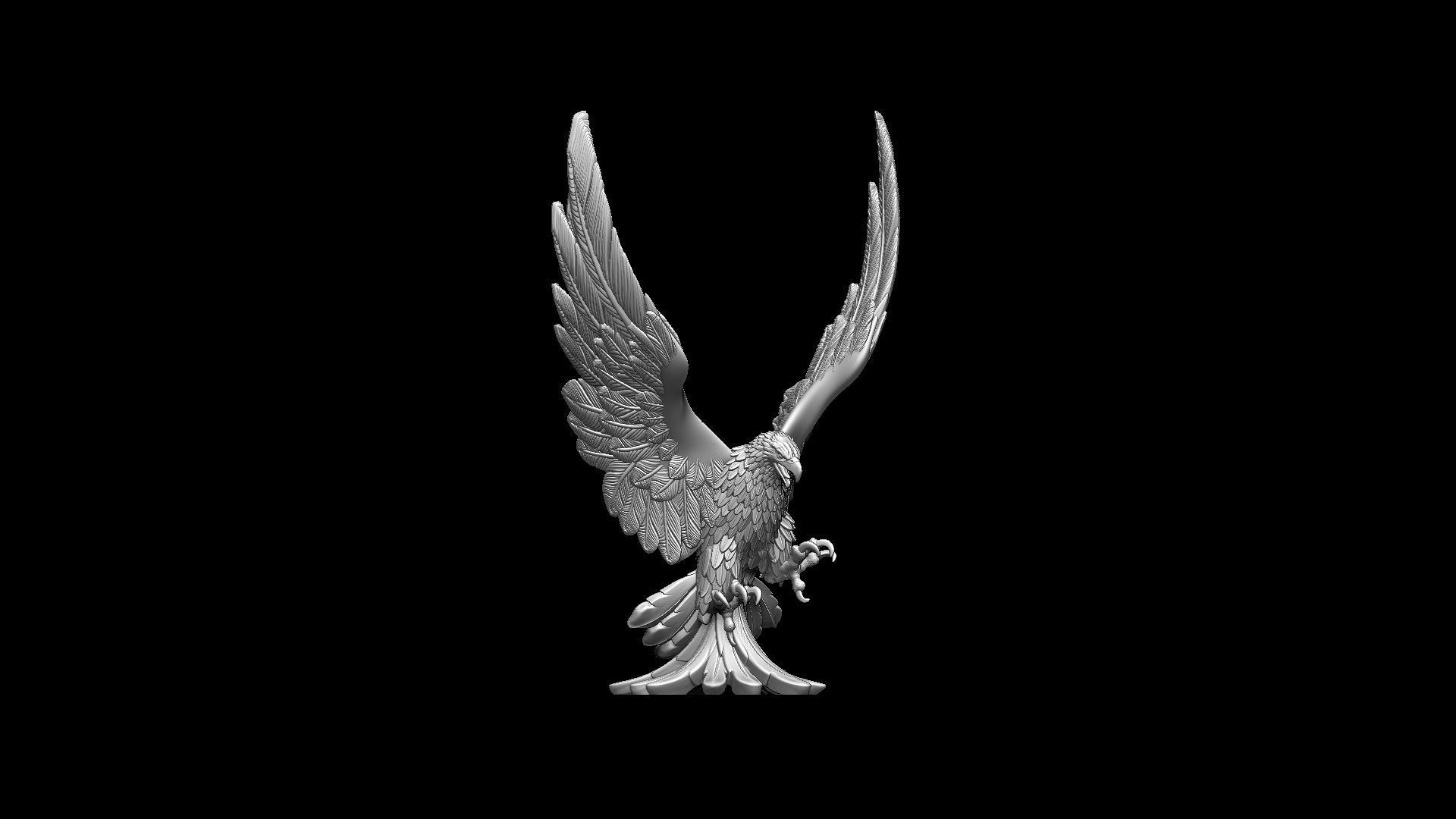 eagle 3D print model_50