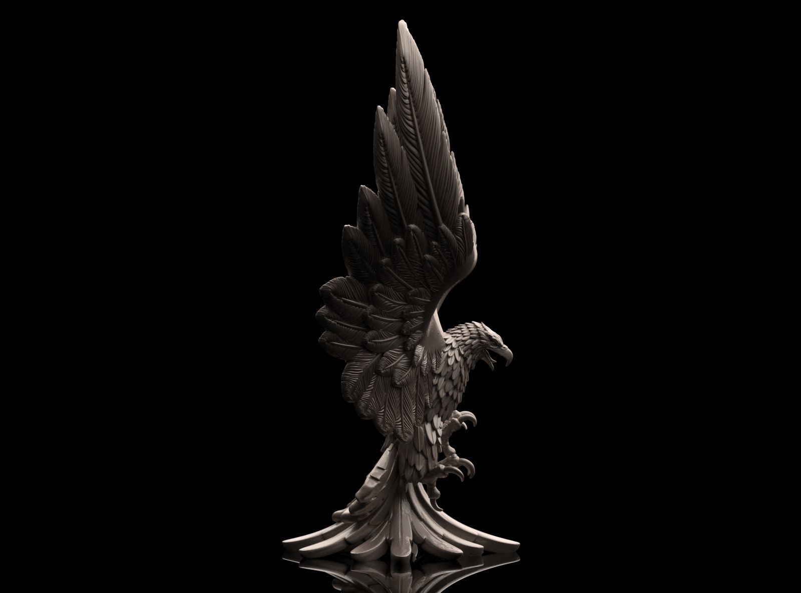 eagle 3D print model_13