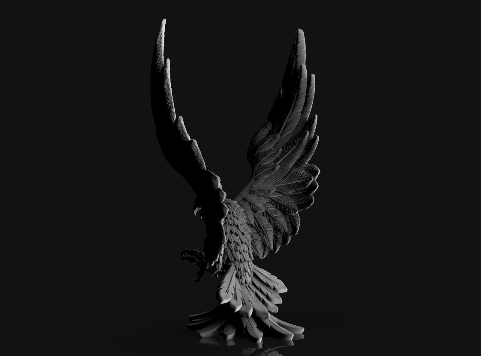 eagle 3D print model_36