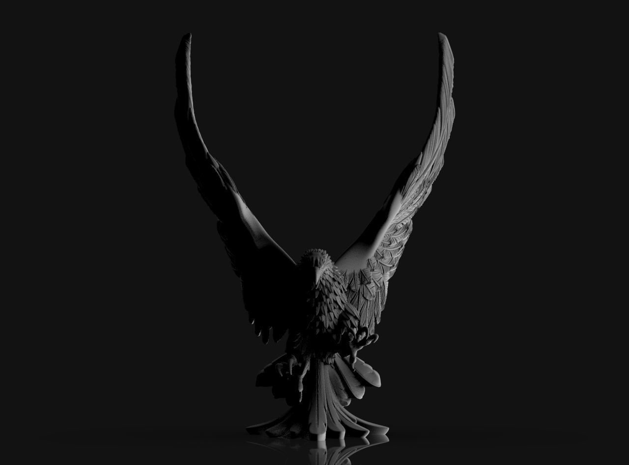 eagle 3D print model_29