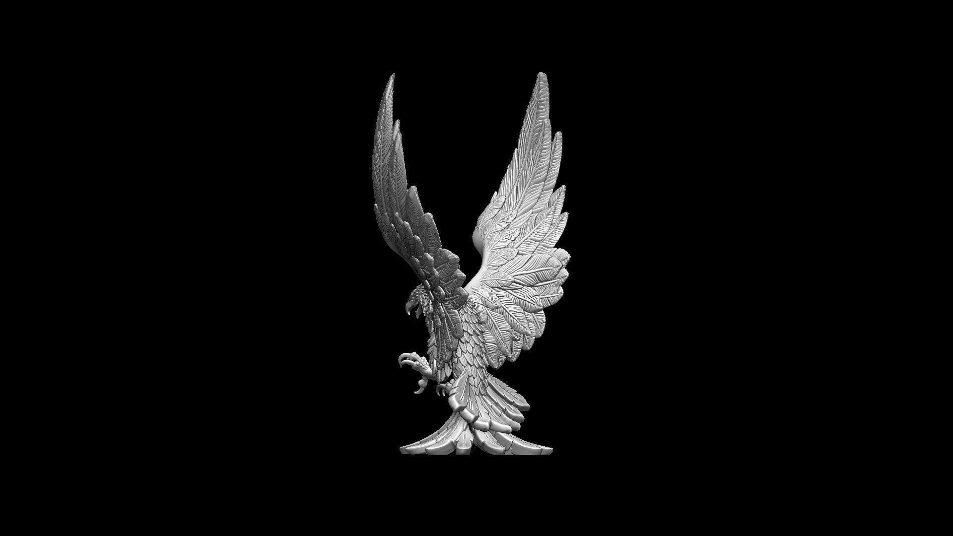 eagle 3D print model_26