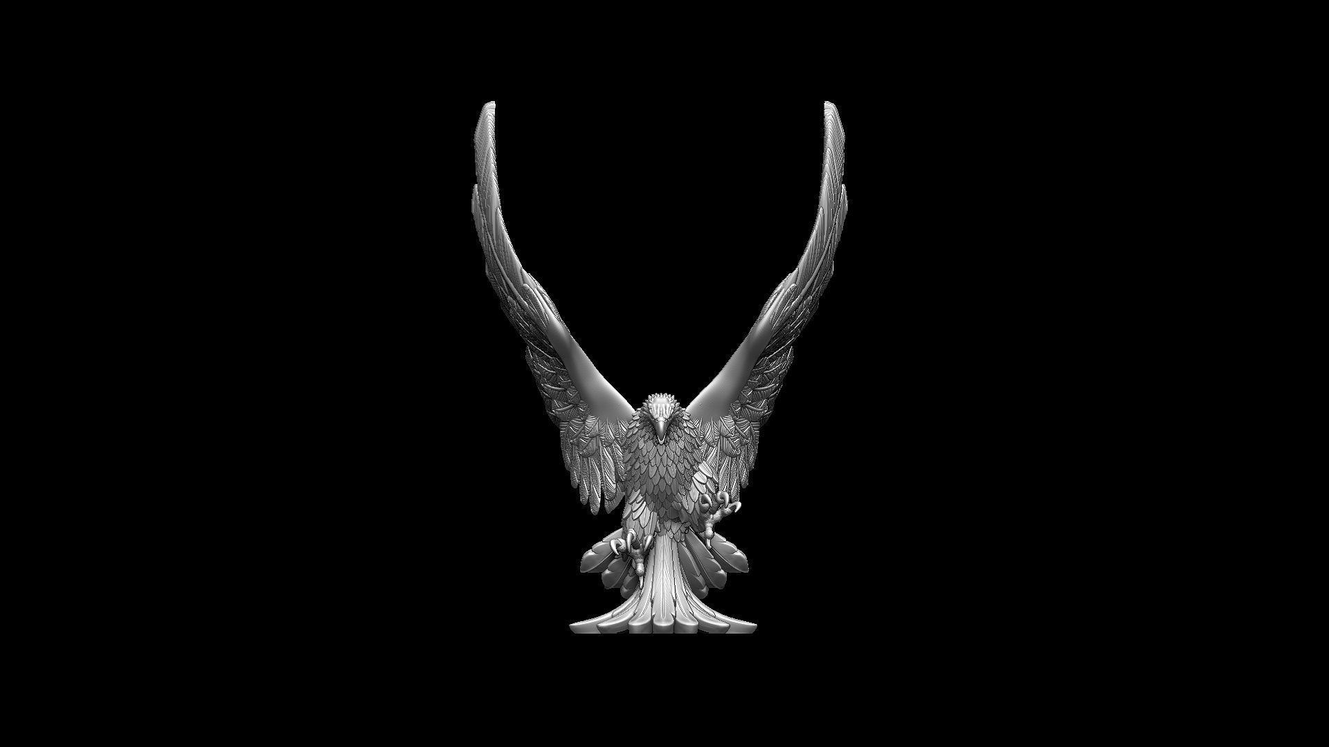 eagle 3D print model_7