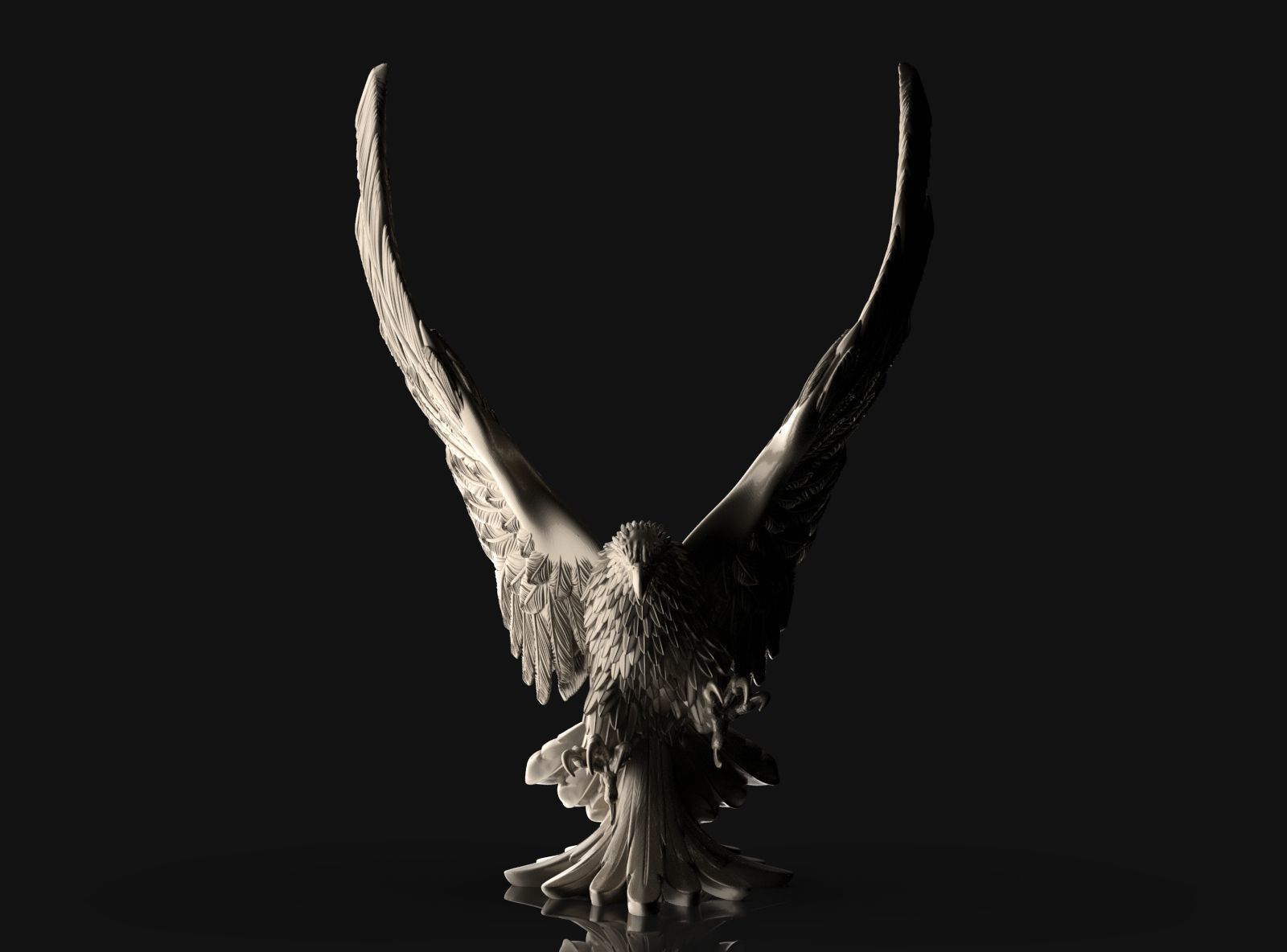 eagle 3D print model_16