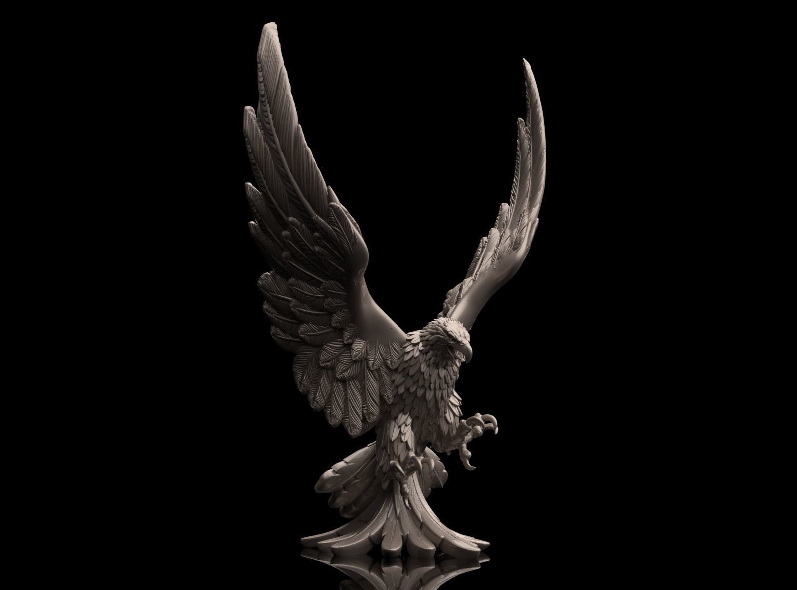 eagle 3D print model_9