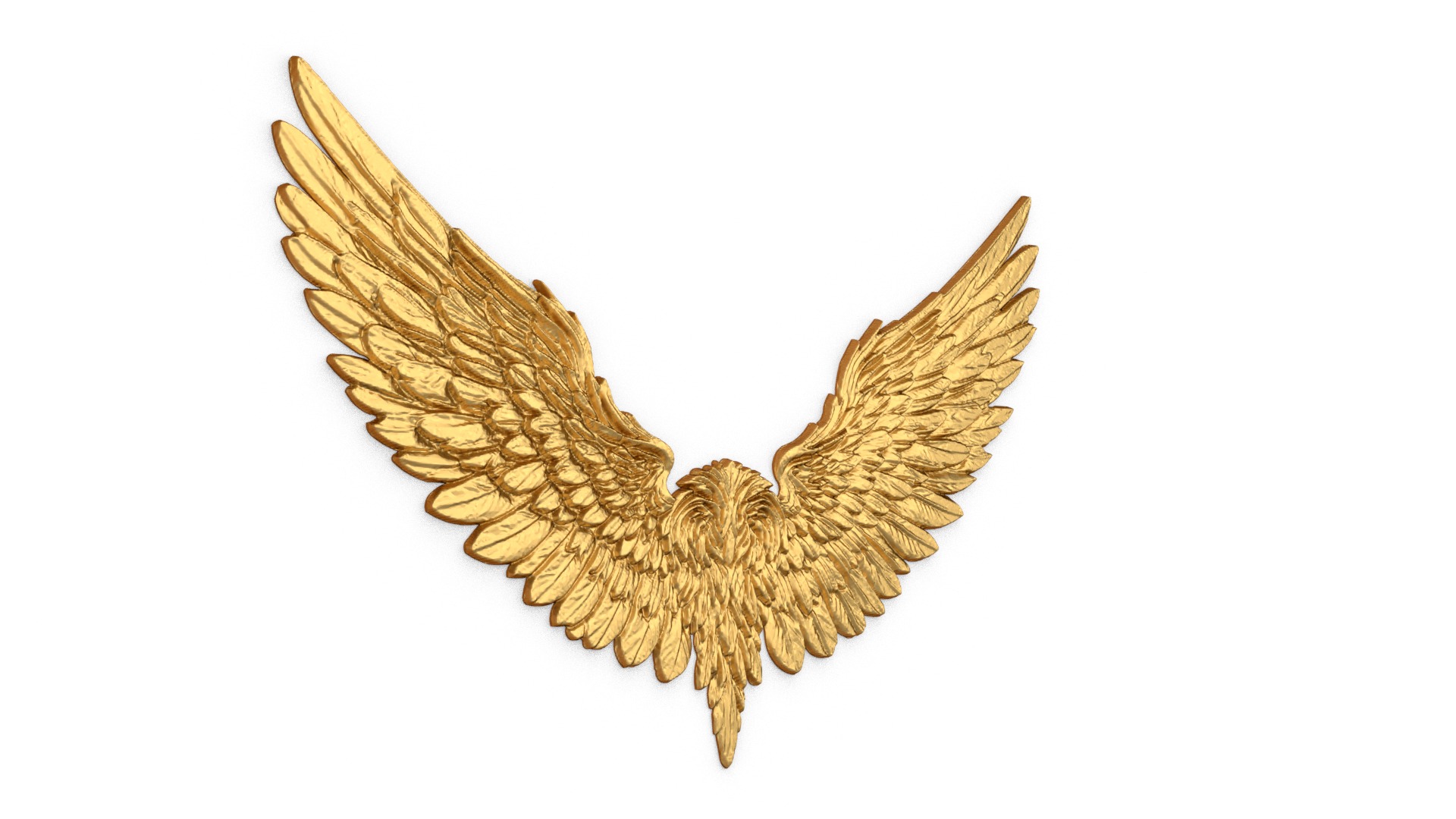 Wings Printable carved decor 20 3D print model_2