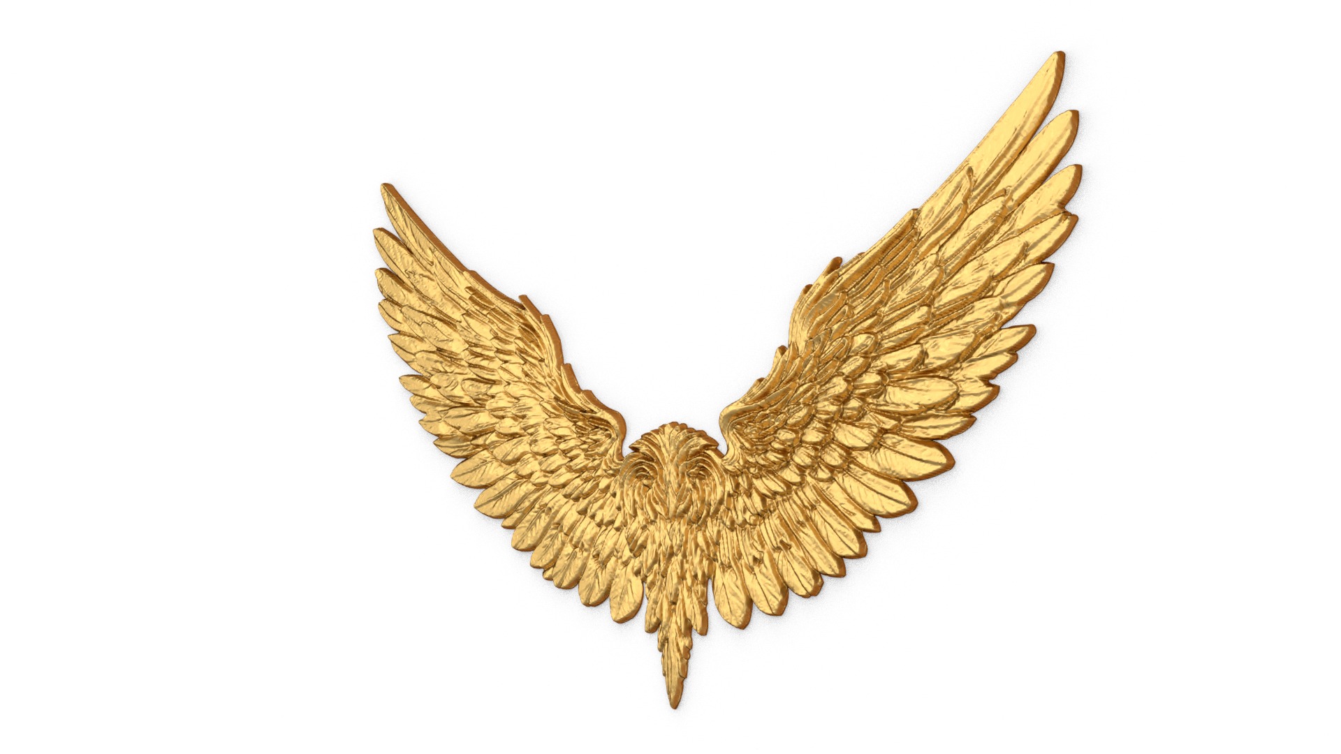 Wings Printable carved decor 20 3D print model_1