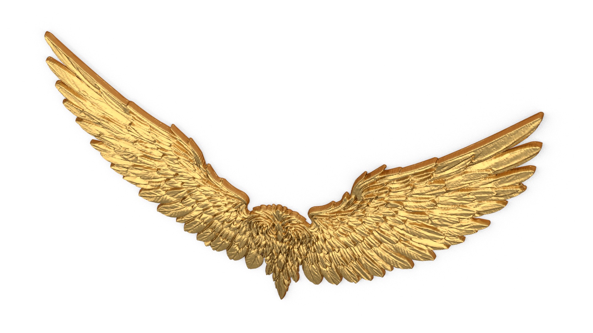 Wings Printable carved decor 20 3D print model_3