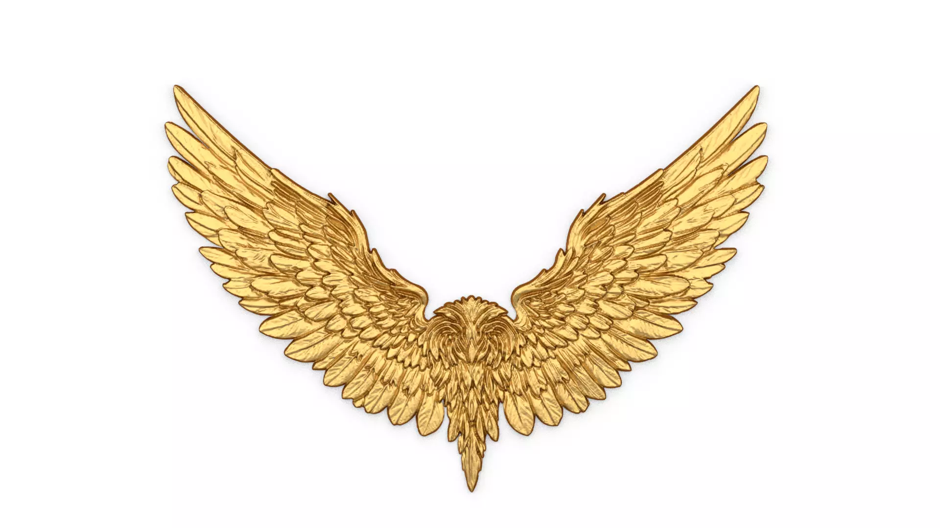 Wings Printable carved decor 20 3D print model_0