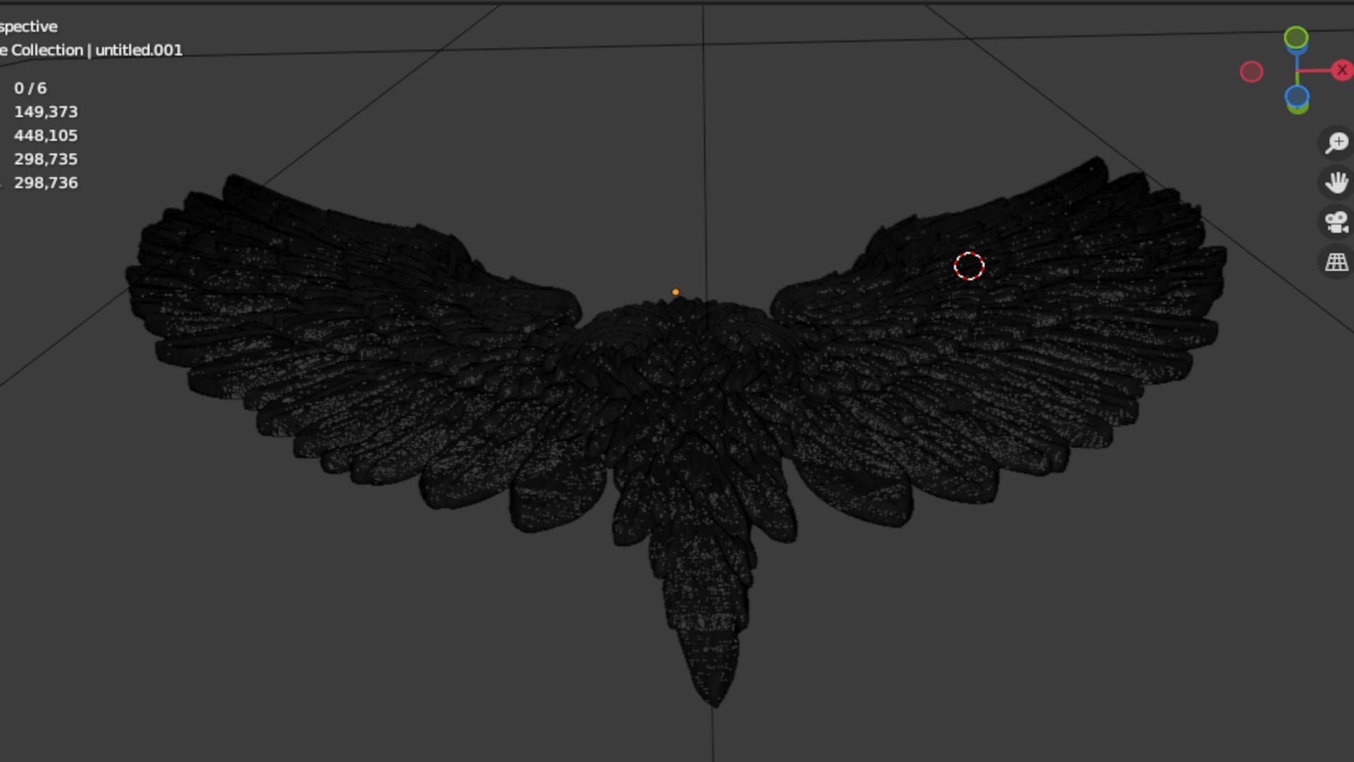 Wings Printable carved decor 20 3D print model_7