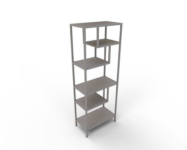 Bookcase 3D model 6