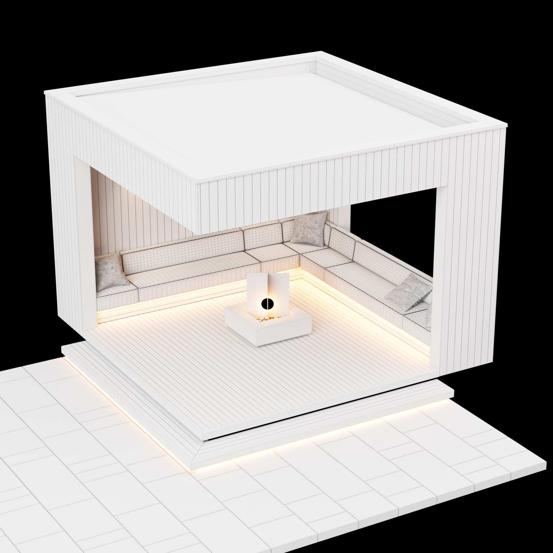 Pergola 1 3D model_8