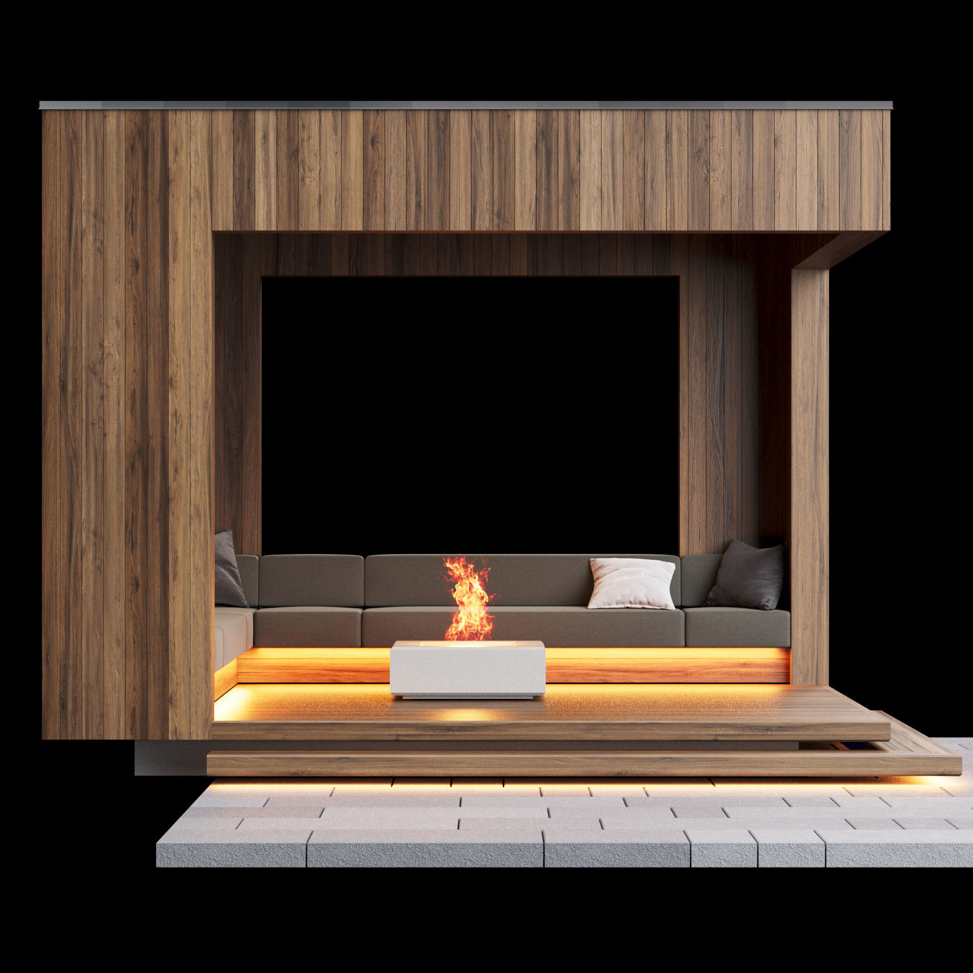 Pergola 1 3D model_5