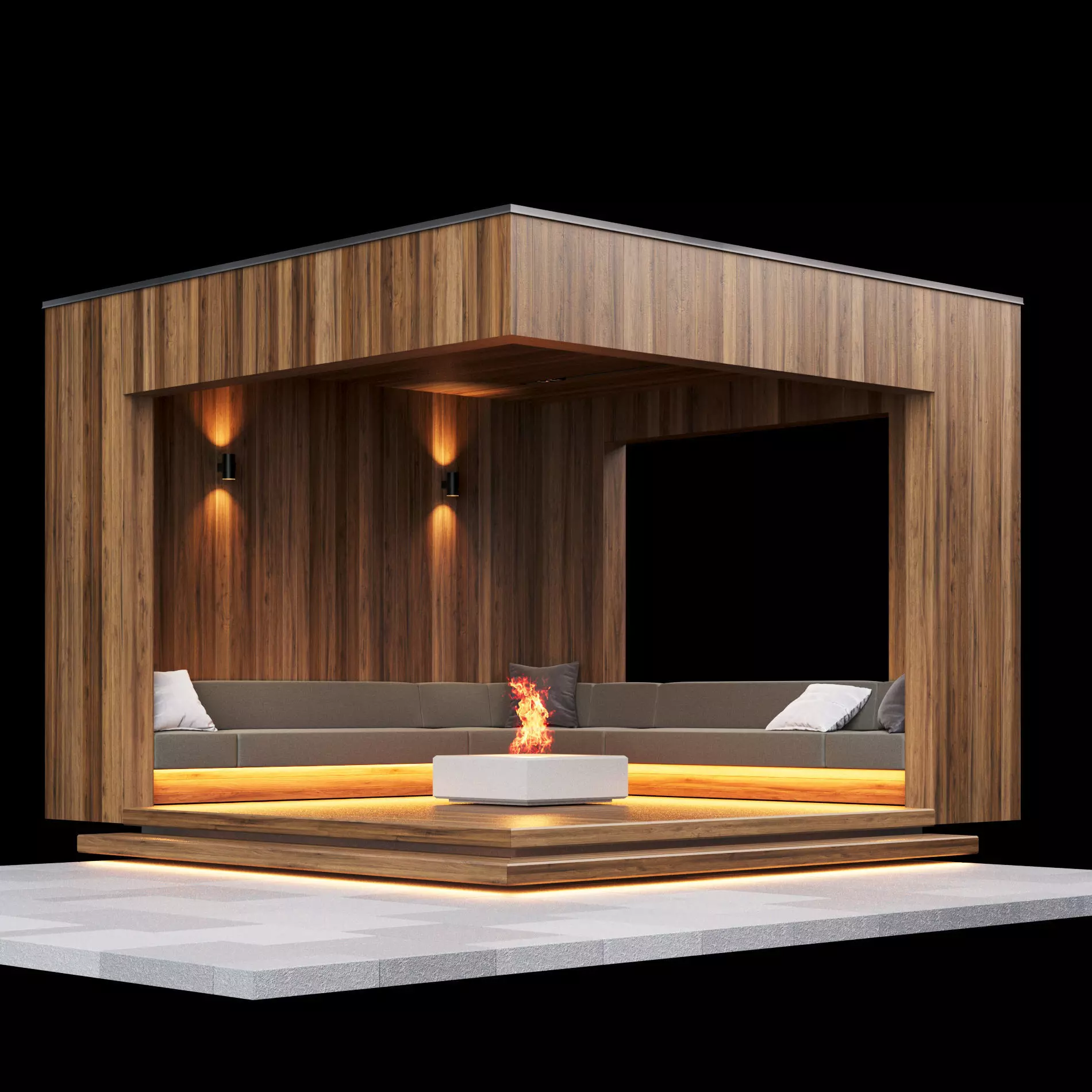 Pergola 1 3D model_0