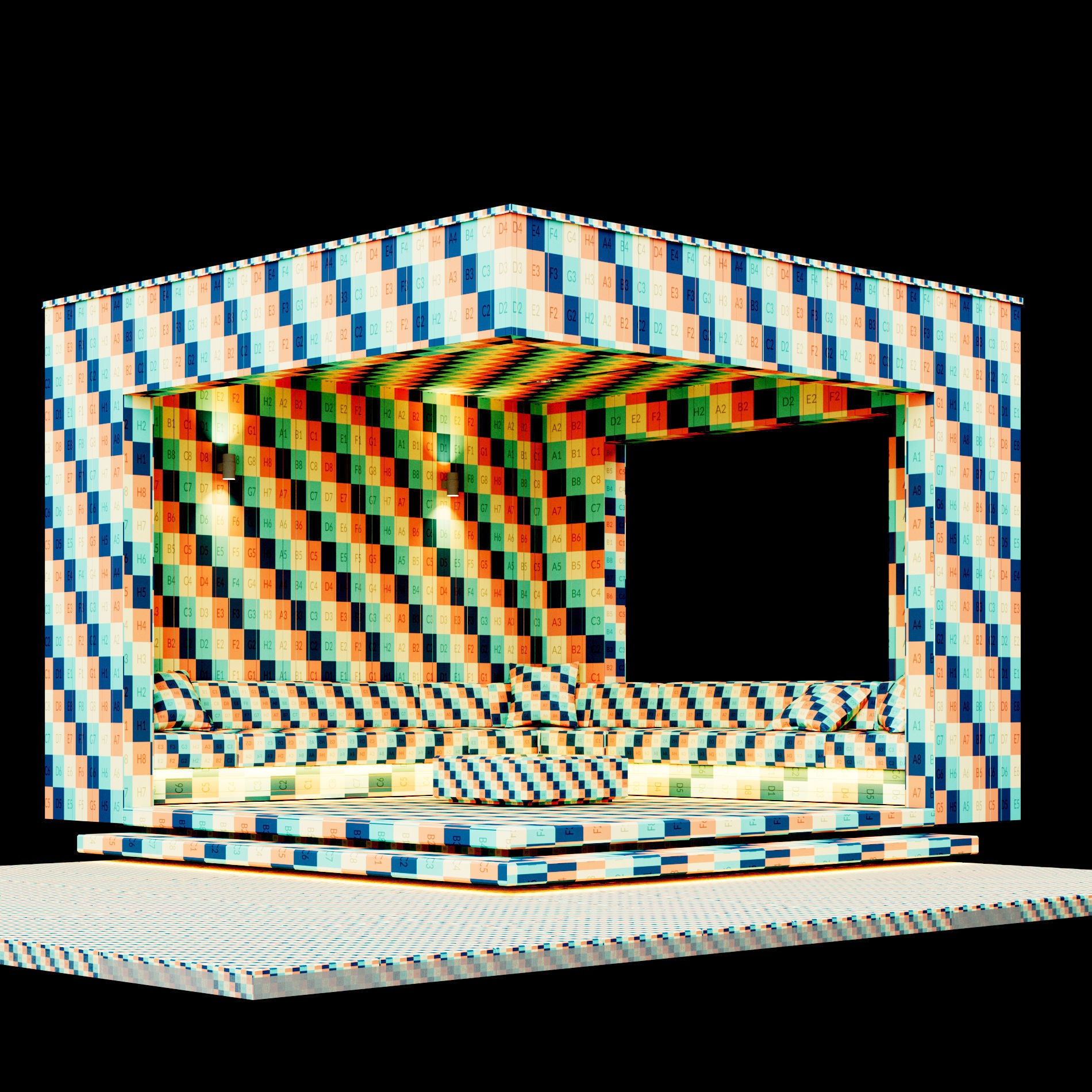 Pergola 1 3D model_2