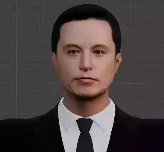 Elon Musk Hyper-Realistic 3D Model