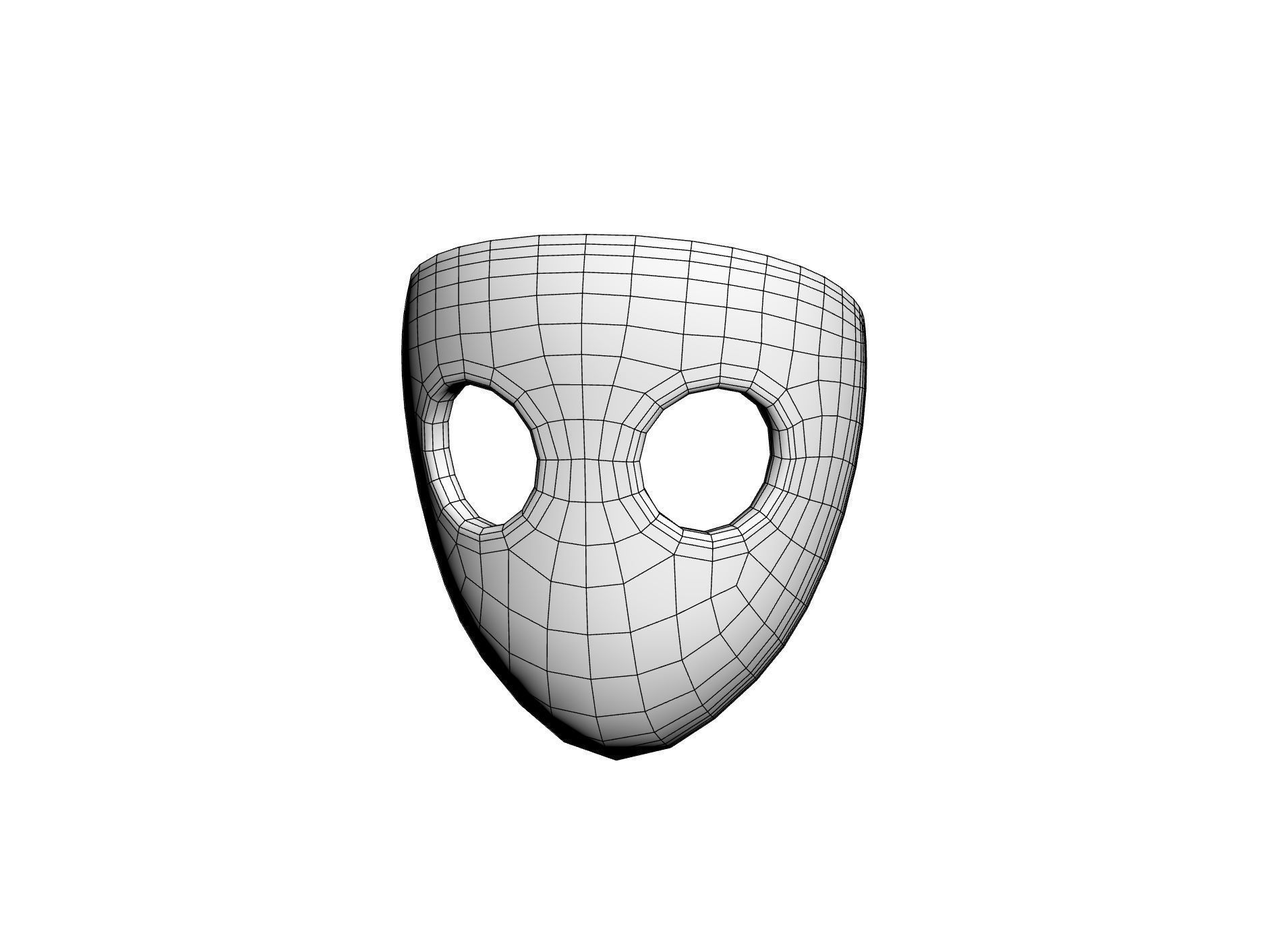 Mask 010 3D print model_36