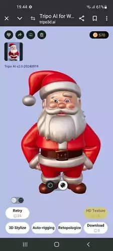 SANTA CLAUSE 3D FIGURE 3D print model