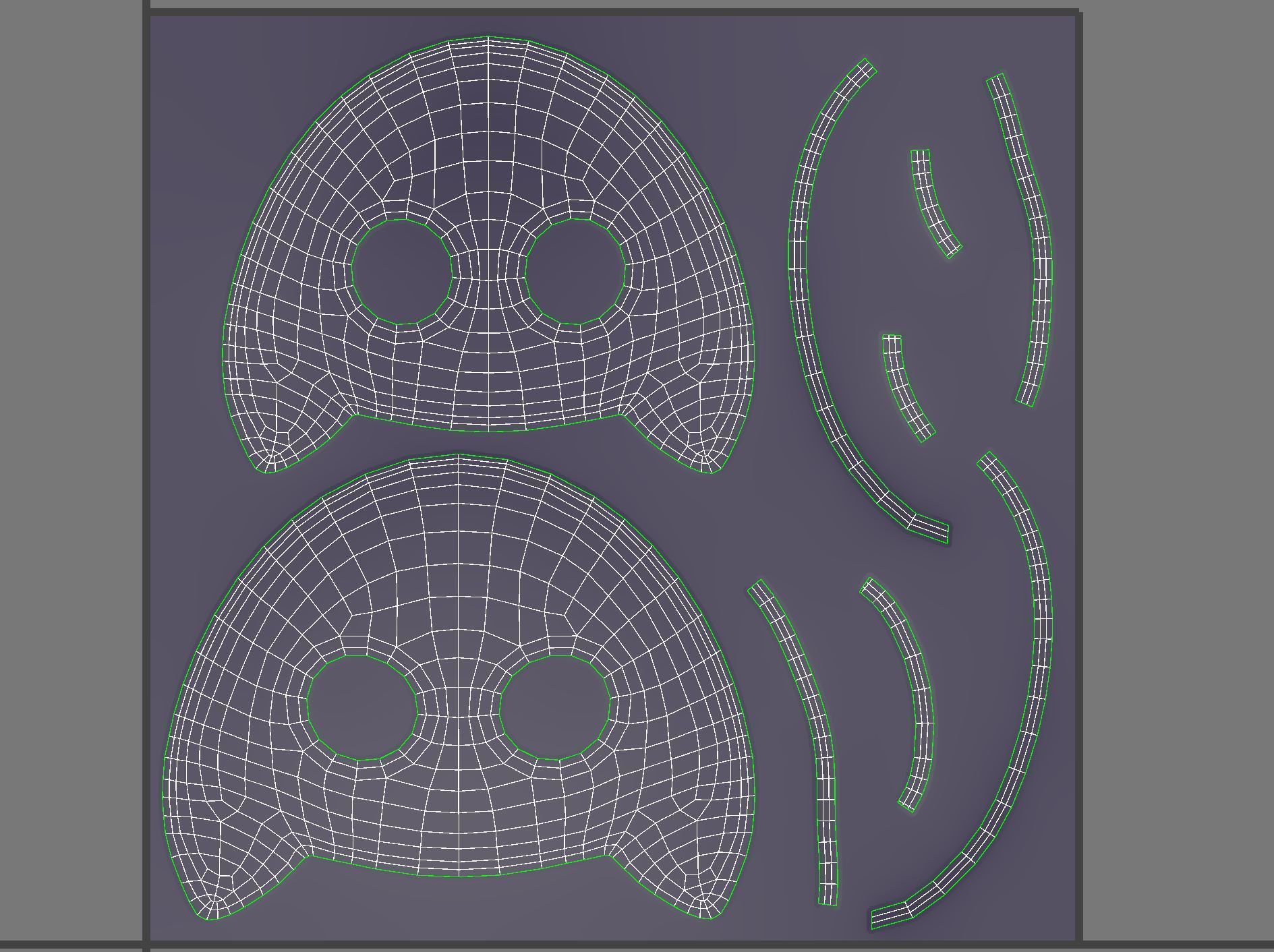 Mask 012 3D print model_34