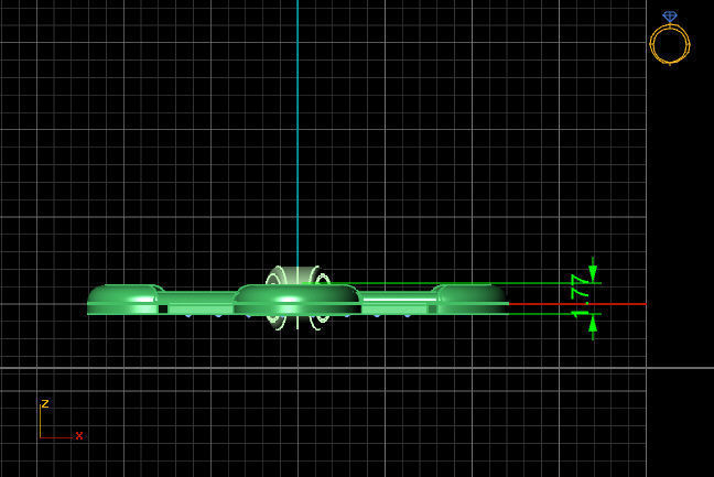 Cross Pendant Diamond Cross Necklace Vintage STL 3DM Printable  3D print model_4