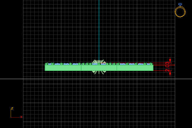 Cross Pendant Diamond Cross Necklace Vintage STL 3DM Printable  3D print model_4