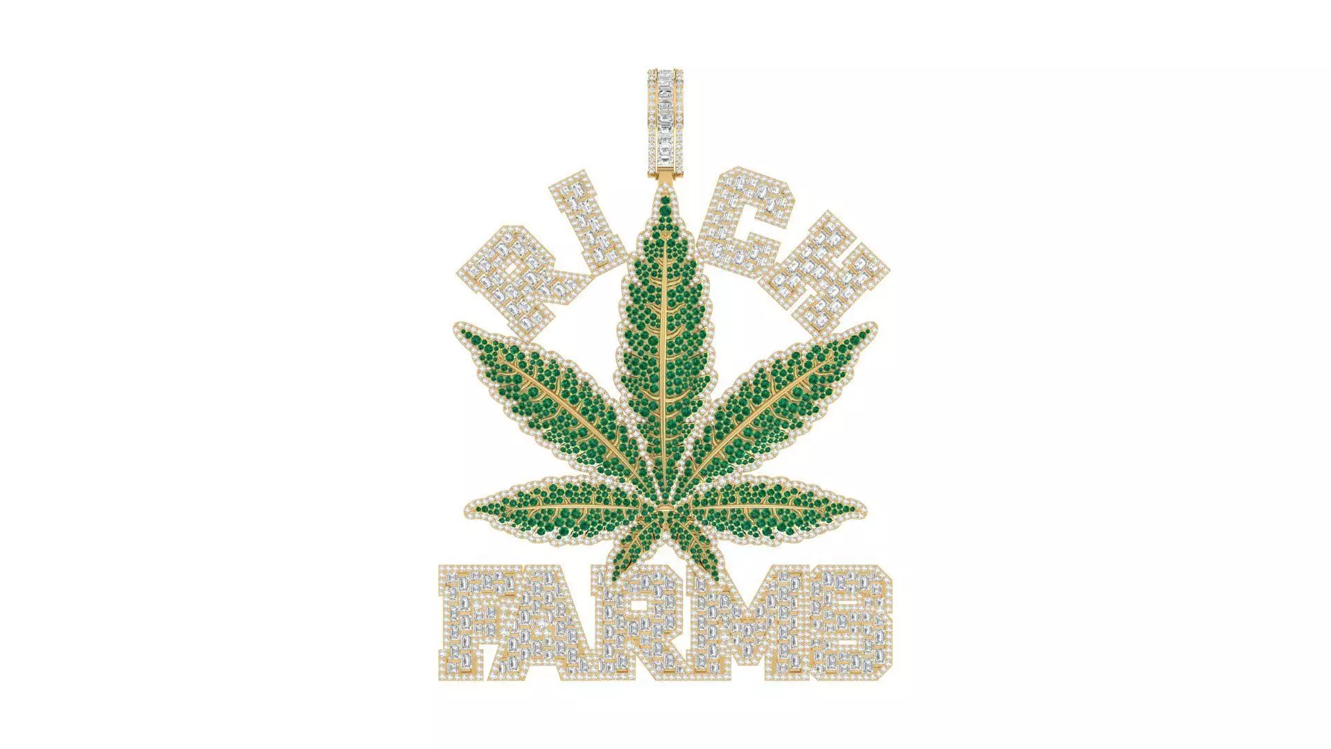 Rich Farm Tree Pendant 3D print model