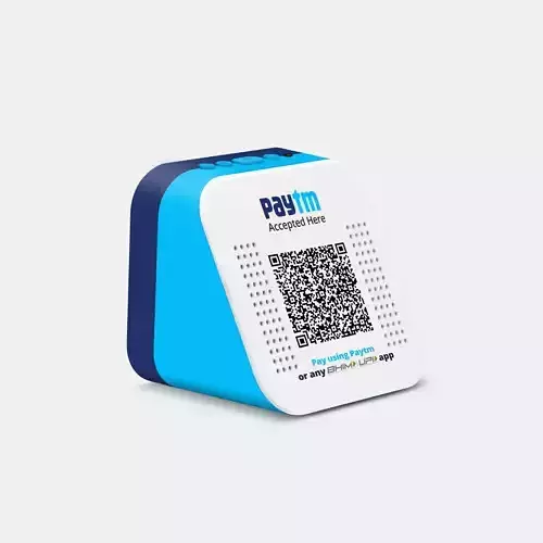  Paytm Sound box  3d Model   Low-poly 3D model