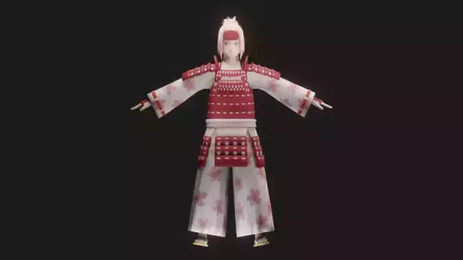 Sakura Warrior 3D model