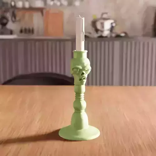 Zombie Candle Holder STL File - 185