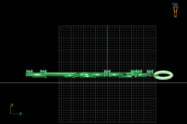 Cross Pendant Diamond Cross Necklace Vintage STL 3DM Printable  3D print model_5