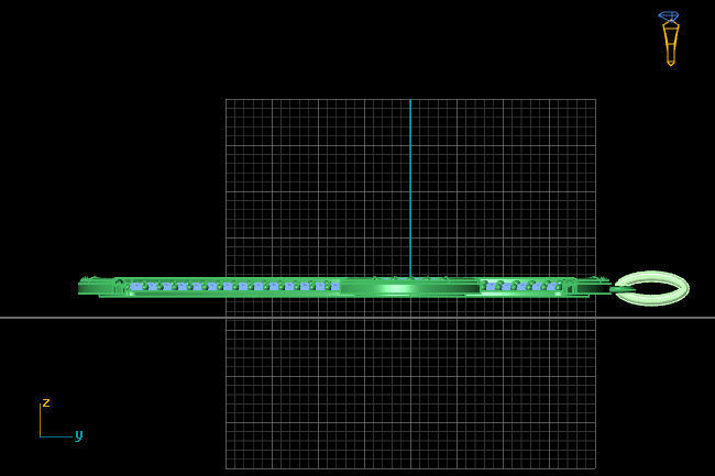 Cross Pendant Diamond Cross Necklace Vintage STL 3DM Printable  3D print model_5