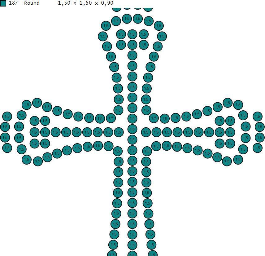 Cross Pendant Diamond Cross Necklace Vintage STL 3DM Printable  3D print model_6