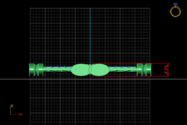 Cross Pendant Diamond Cross Necklace Vintage STL 3DM Printable  3D print model_4