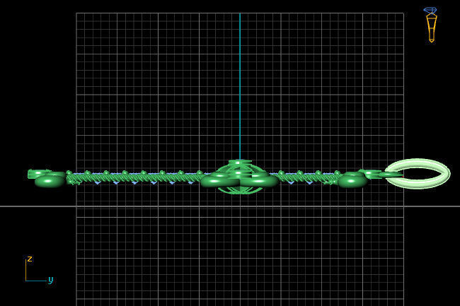 Cross Pendant Diamond Cross Necklace Vintage STL 3DM Printable  3D print model_5