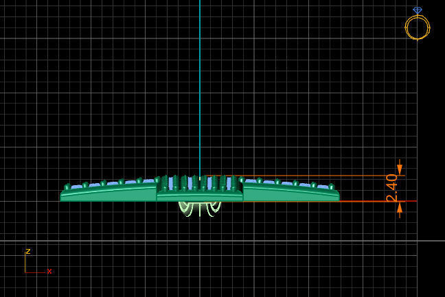 Cross Pendant Diamond Cross Necklace Vintage STL 3DM Printable  3D print model_4