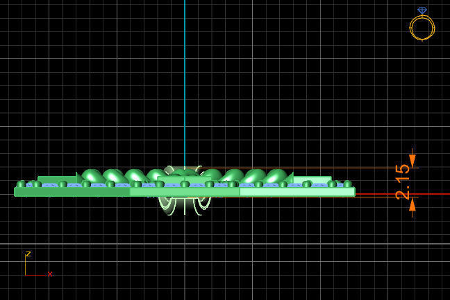 Cross Pendant Diamond Cross Necklace Vintage STL 3DM Printable  3D print model_4