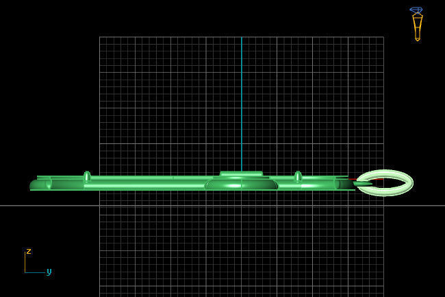 Cross Pendant Diamond Cross Necklace Vintage STL 3DM Printable  3D print model_5