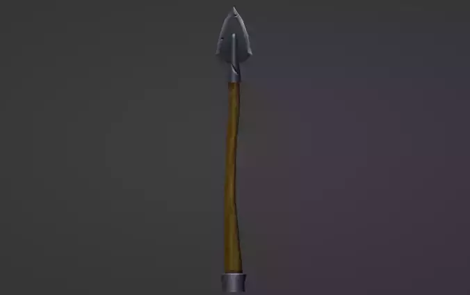 stylized handpaint Spear