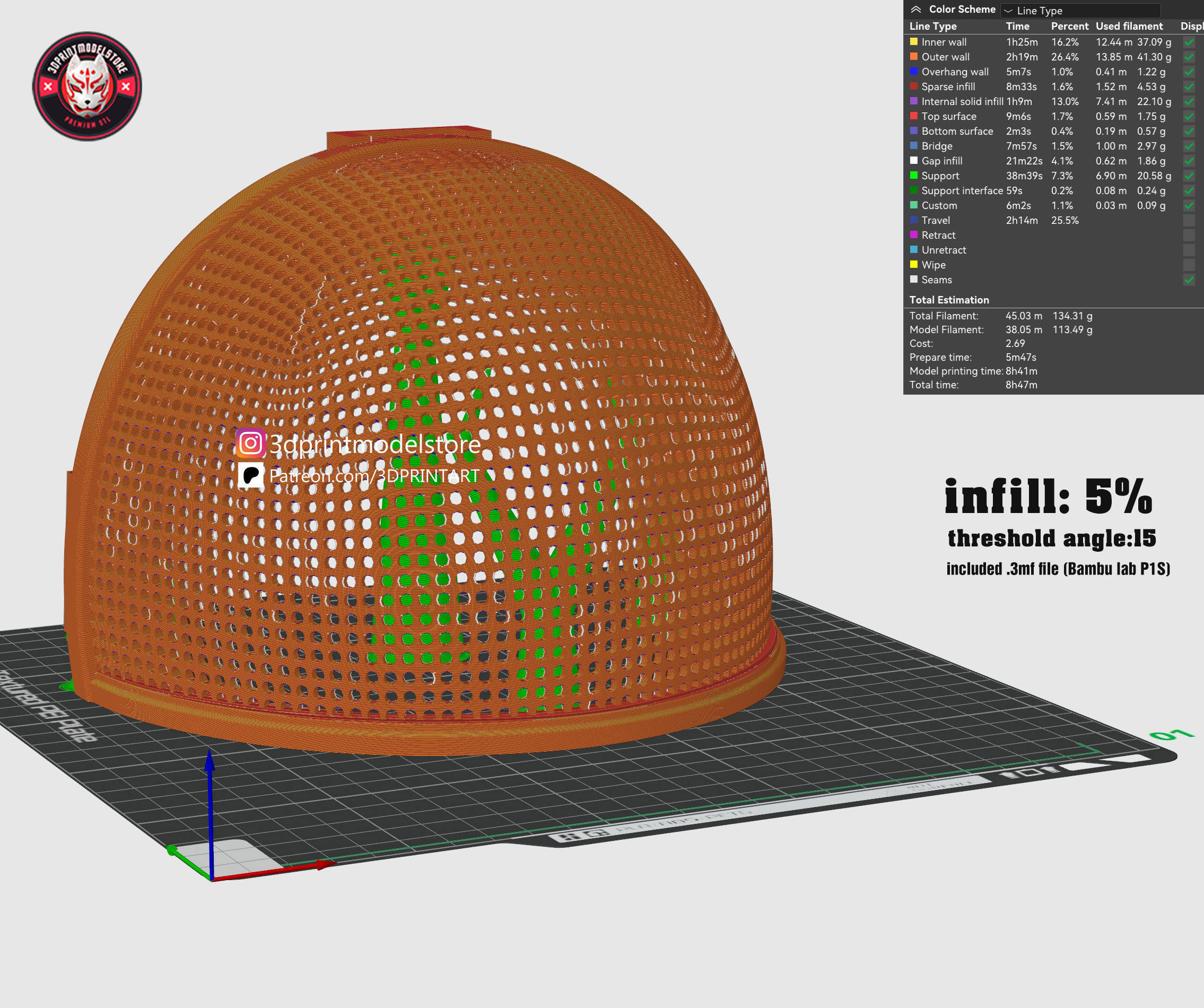 Squid Game Solider Cosplay Mask - Squidgame Mask 3D print model_10