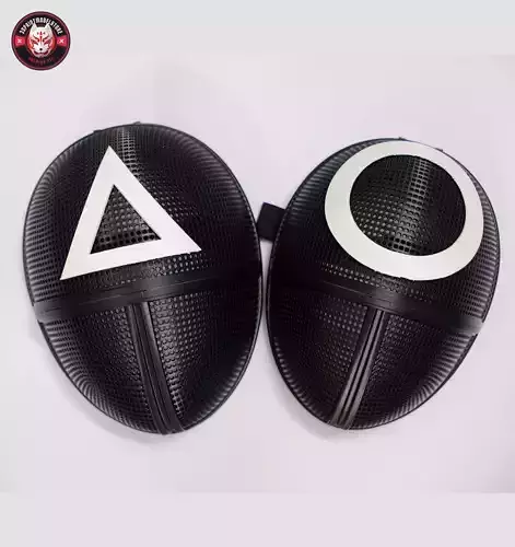 Squid Game Solider Cosplay Mask - Squidgame Mask 3D print model