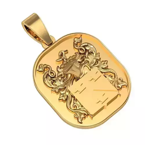 family crest pendant