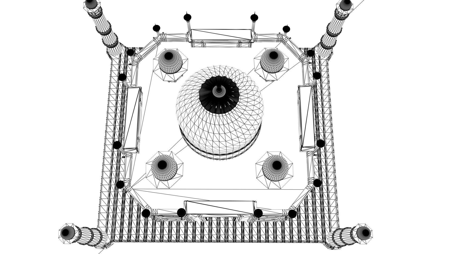 Taj Mahal 3D model_9