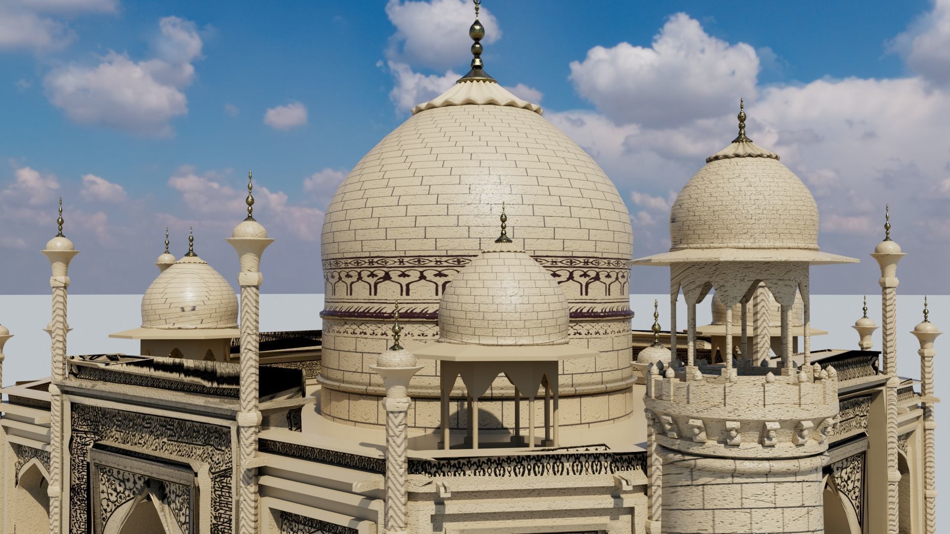 Taj Mahal 3D model_2