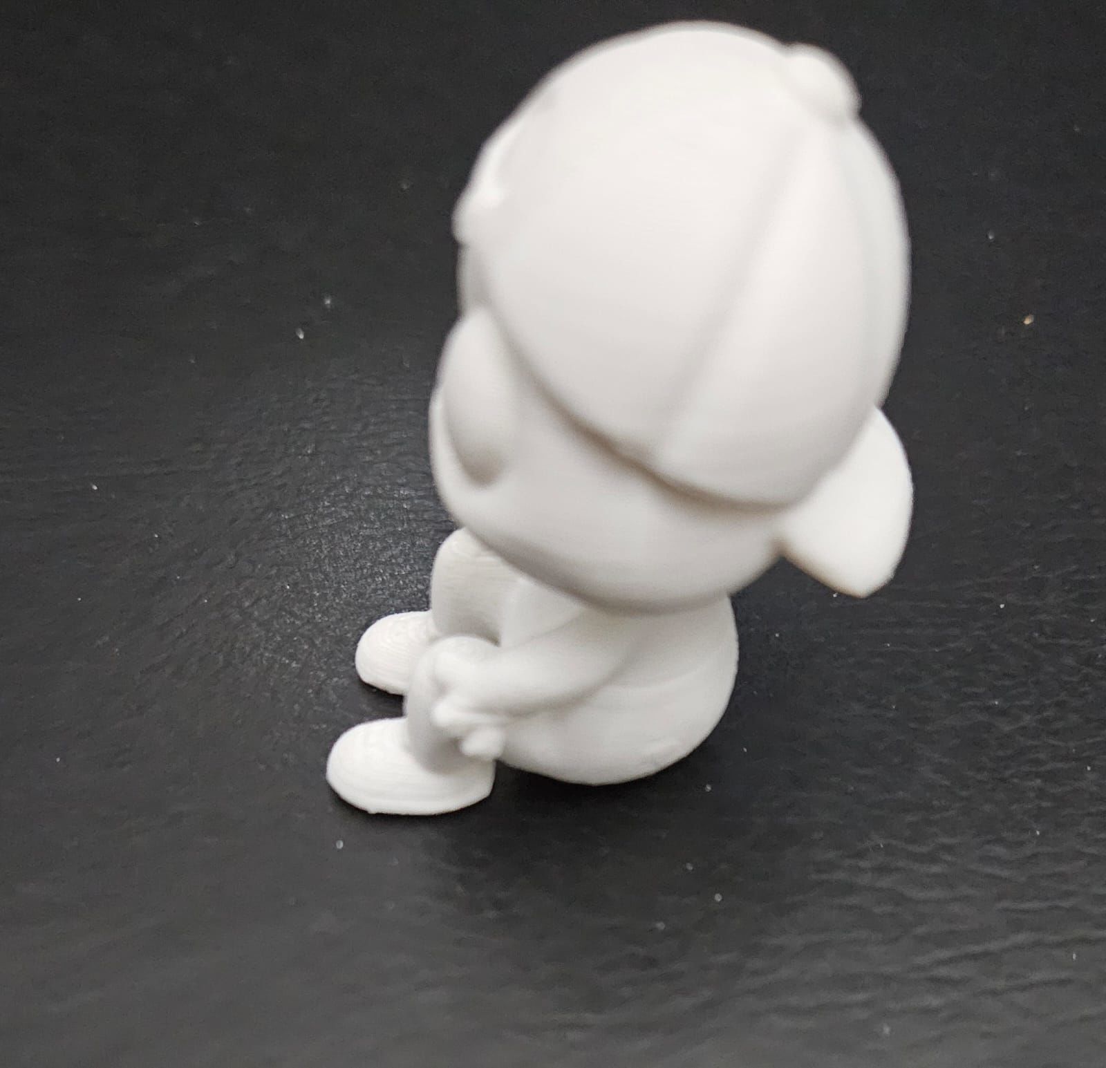 Frog with a Cap 3D print model_6